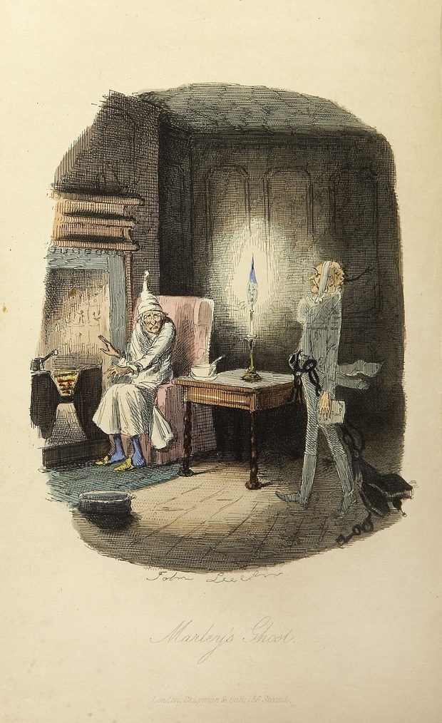 Marley's Ghost — a plate from the book
